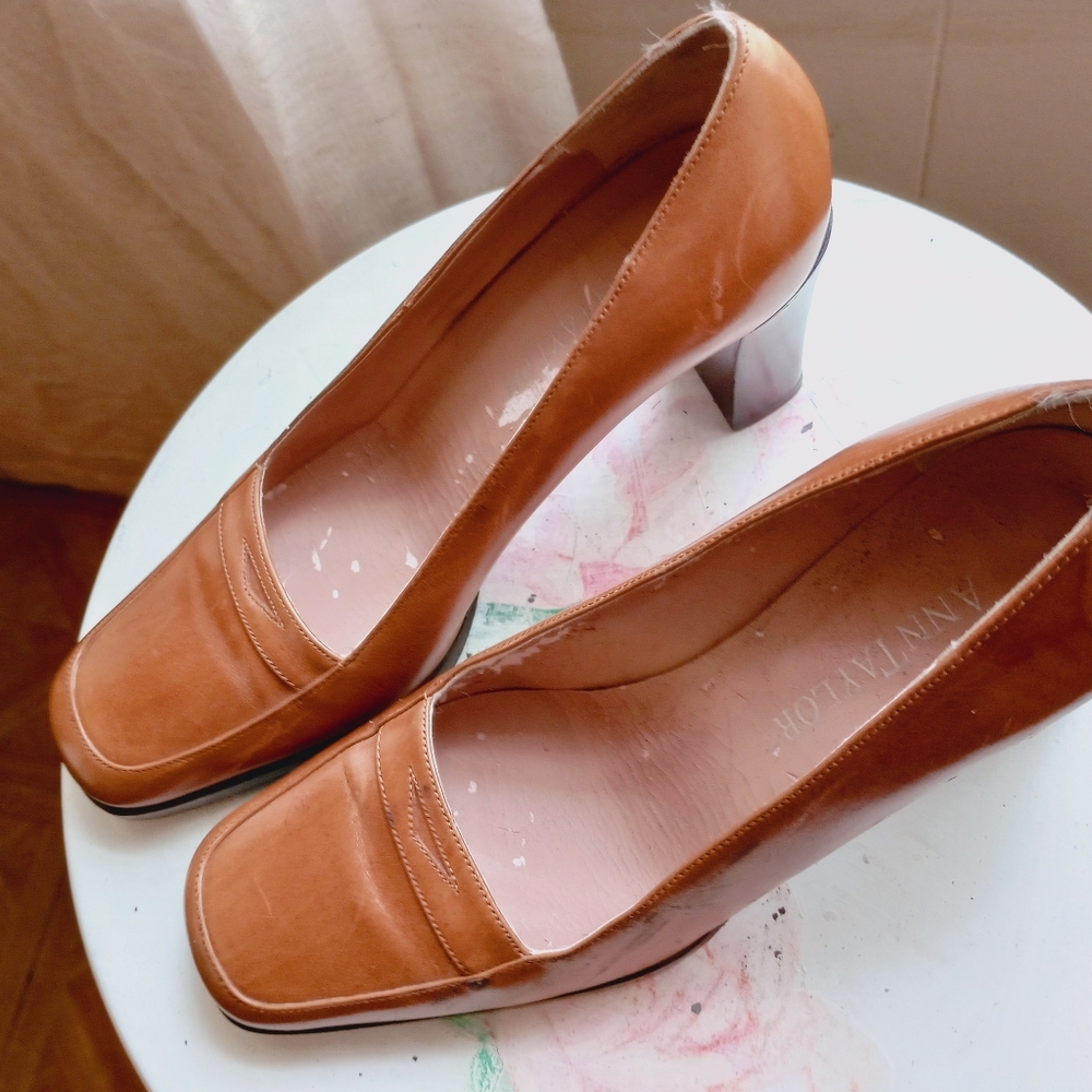 Vintage Ann Taylor Heeled Loafers